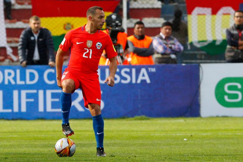 Marcelo Díaz reveló los problemas que vivió con Juan Antonio Pizzi. Imagen: Photosport.