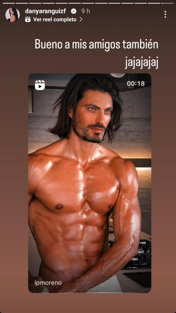 Daniela Aránguiz coqueteó intensamente con el modelo mexicano Isaac Moreno. / Foto: Instagram