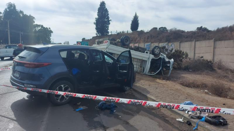 T13 - Delincuentes que robaron banco en Nogales volcaron en Puchuncaví