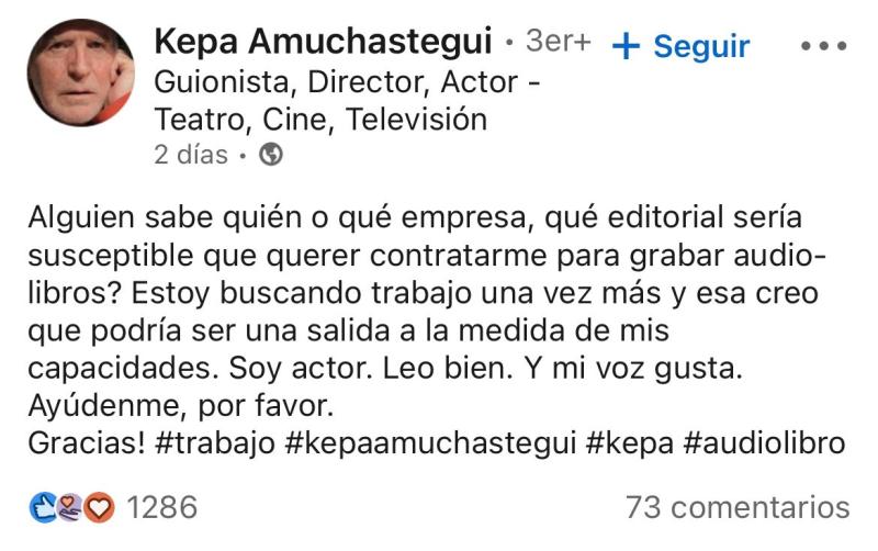 Linkedin - Kepa Amuchastegui