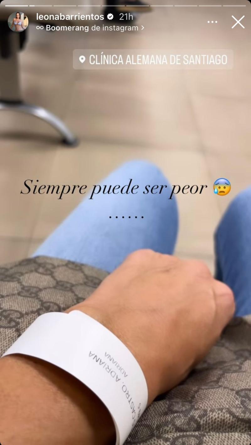 Instagram - Adriana Barrientos en la clínica