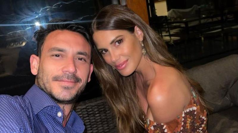 Mauricio Pinilla y Gala Caldirola vivieron un divertido momento haciendo deporte. / Foto: Instagram