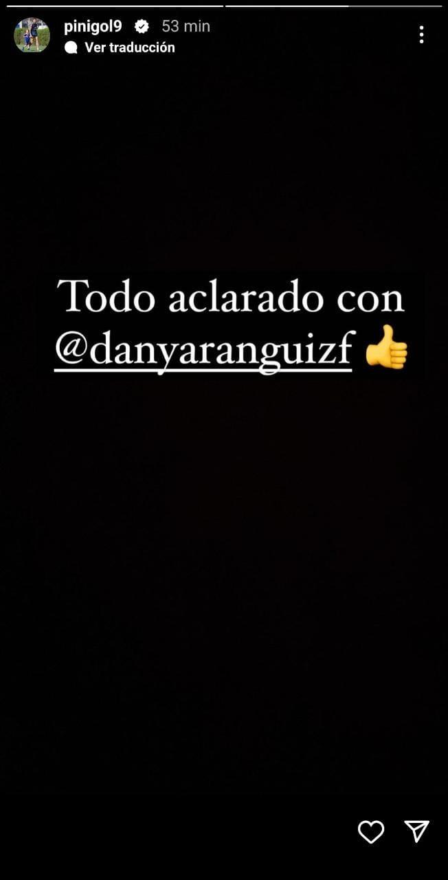 Mauricio Pinilla hizo las paces con Daniela Aránguiz. / Foto: Instagram