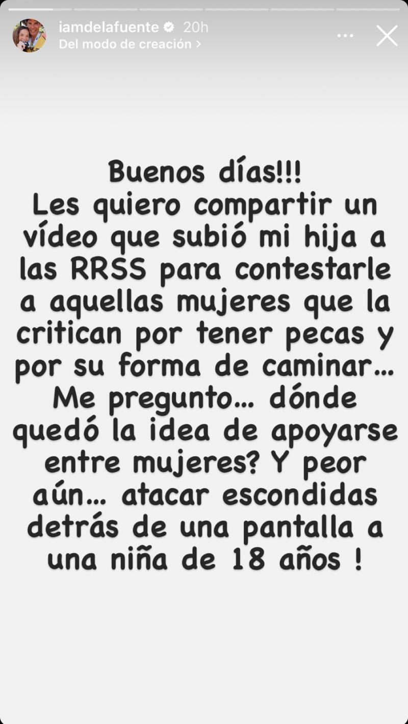 Instagram - Mensaje de Cristián de la Fuente