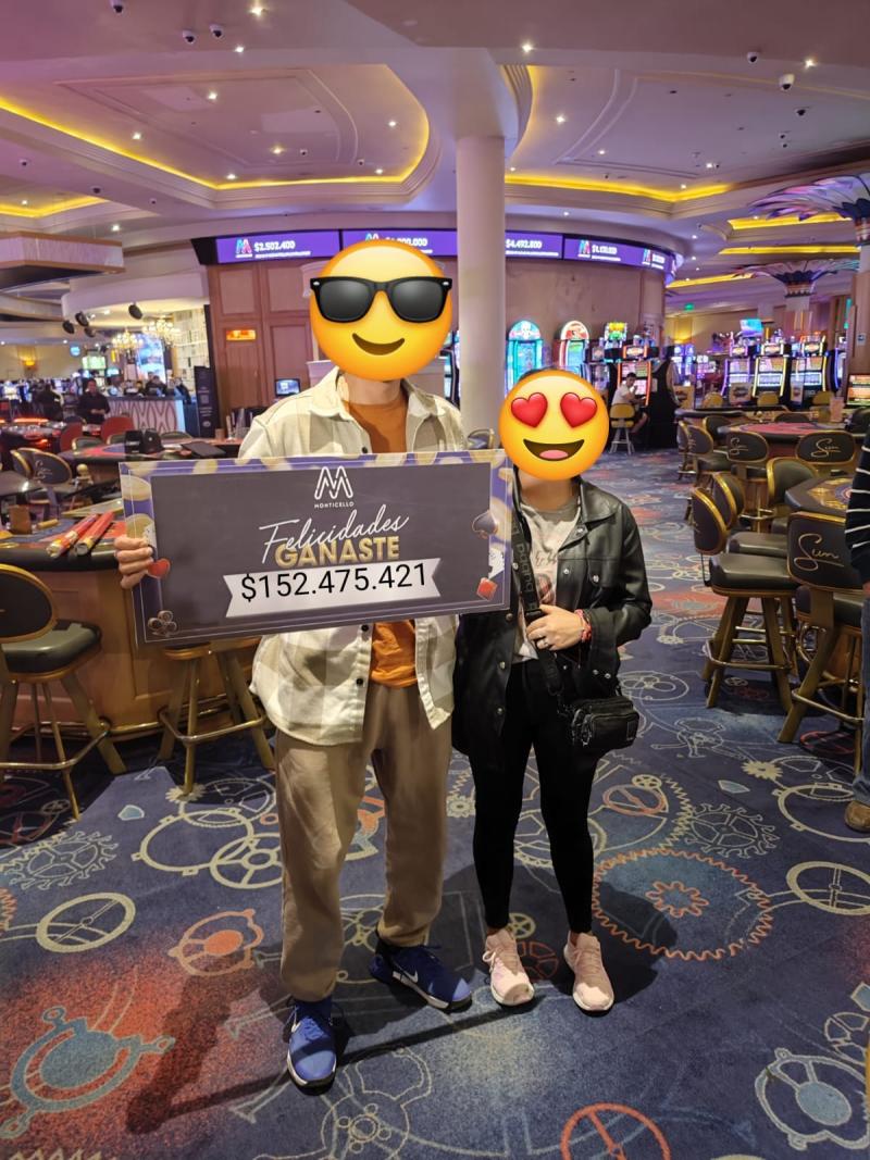 Hombre gana $152 millones en el casino