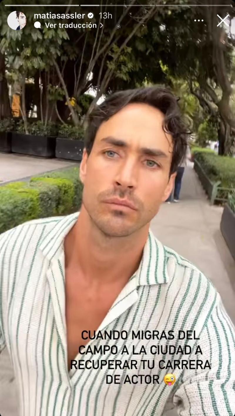 Instagram - Matías Assler con nuevo look