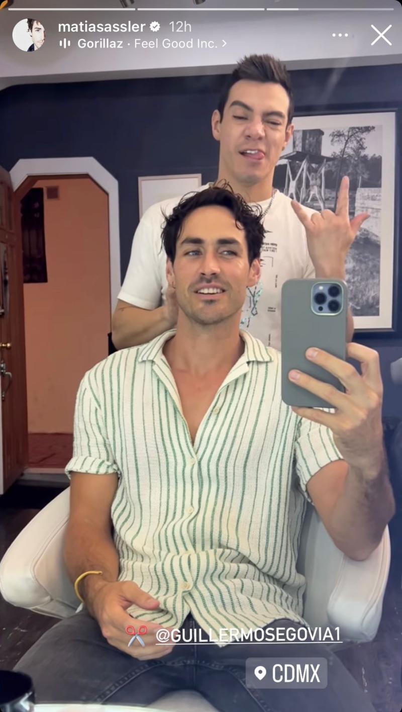 Instagram - Matías Assler con nuevo look
