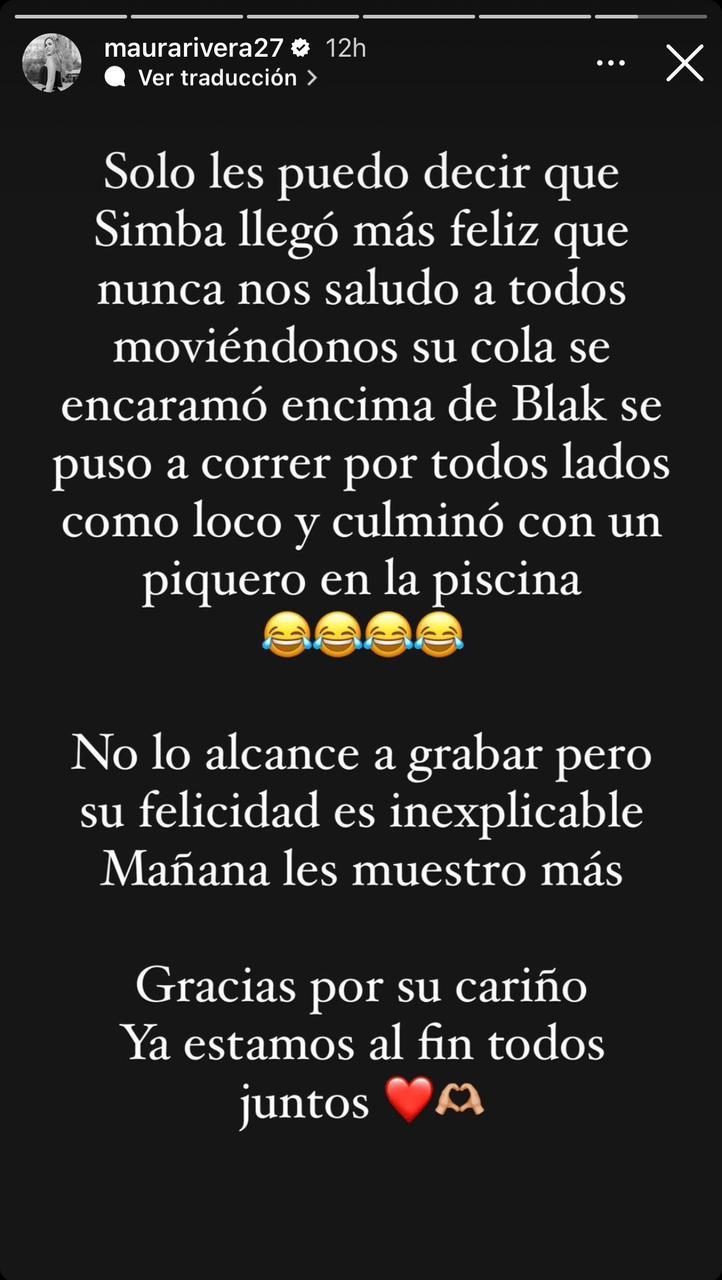 Instagram - Storie de Maura Rivera por sus mascotas