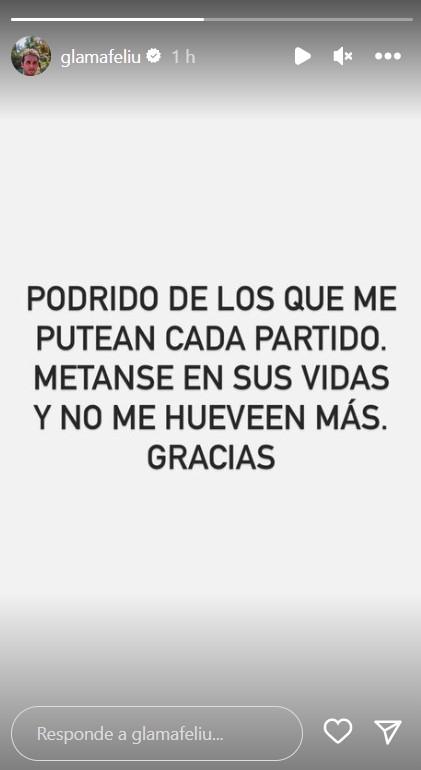 El descargo de Gonzalo Lama en sus redes sociales.