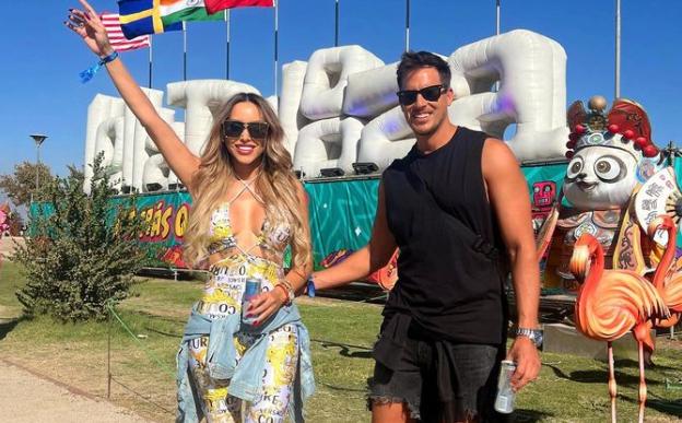 Marité Matus junto a su actual pareja, Camilo Huerta. (@mariteematus)