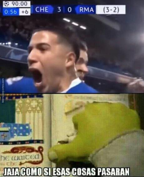 Los mejores memes del triunfo de Real Madrid ante Chelsea por la Champions League
