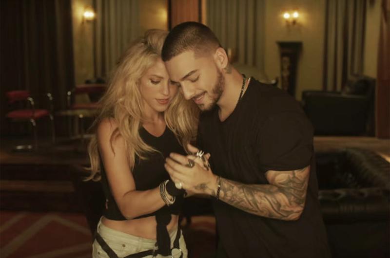 Maluma relató tenso momento que vivió por culpa de Gerard Piqué en el rodaje del video de la canción Clandestino. / Foto: captura