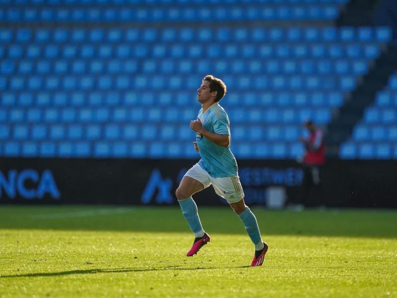Desde su salida de la UC, Montes ha jugado nueve partidos y ha anotado un gol en el Celta B - Instagram