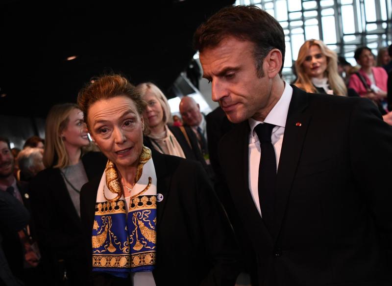 AFP - Emmanuel Macron en Reykjavik, Islandia