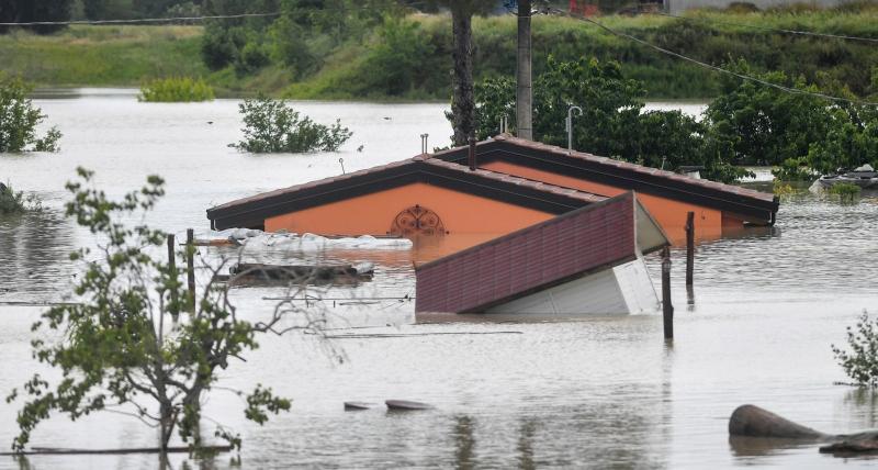 AFP - Inundaciones en Italia