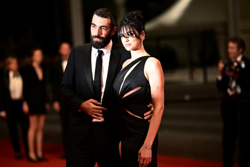 AFP - Dua Lipa y su nuevo novio Romain Gavras en el Festival de Cannes