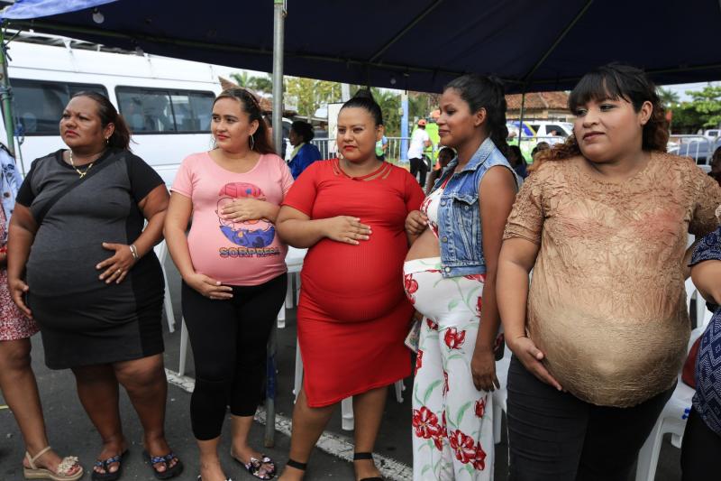 AFP - Concurso "La Madre Panza" en Nicaragua