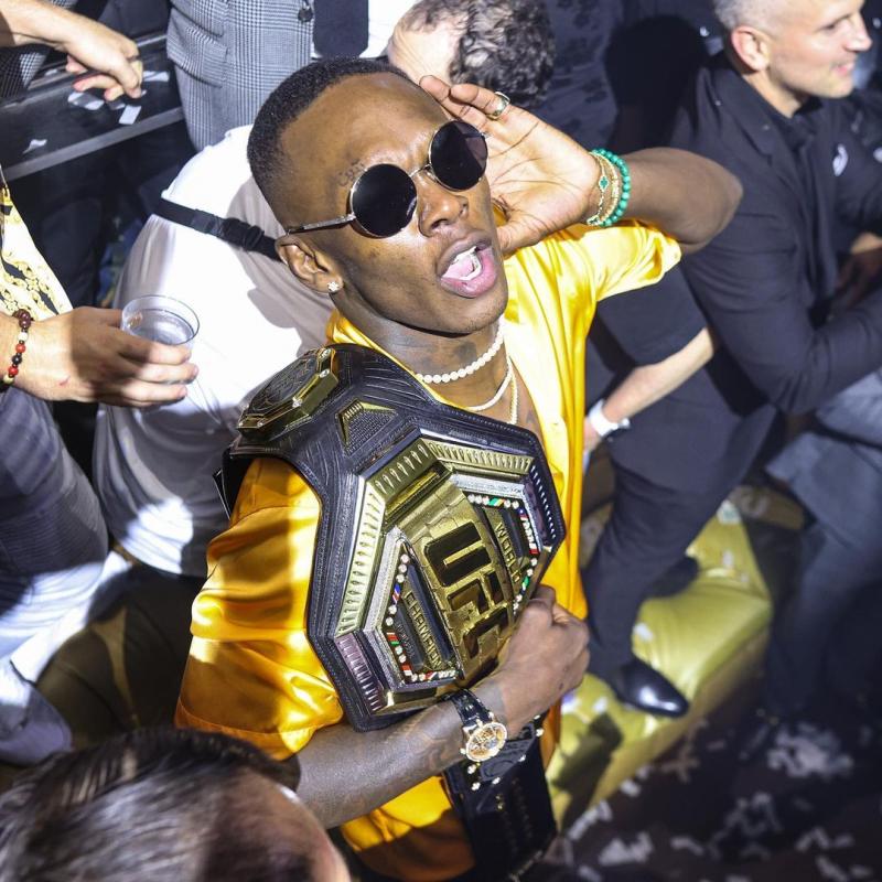 Instagram Israel Adansaya, figura de la UFC