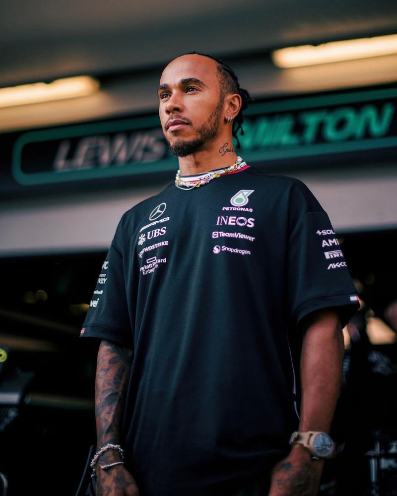 Lewis Hamilton ha asesorado a Brad Pitt en su nueva película - Instagram