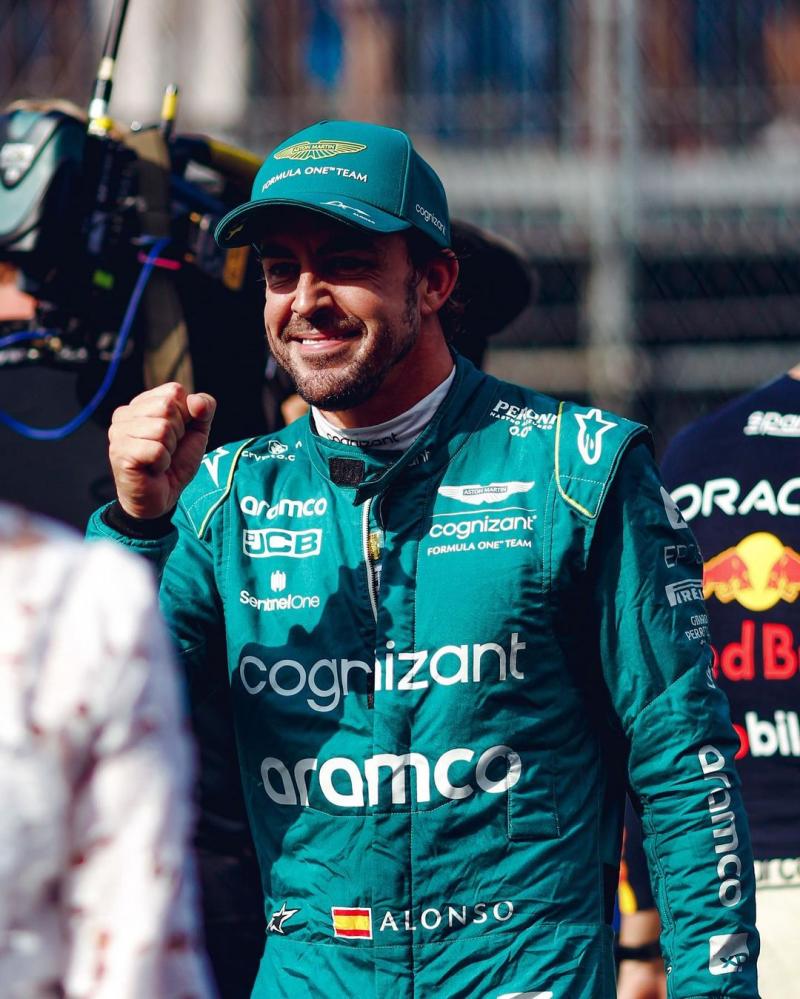 Fernando Alonso logró un nuevo podio en su carrera en la Fórmula 1 - Instagram