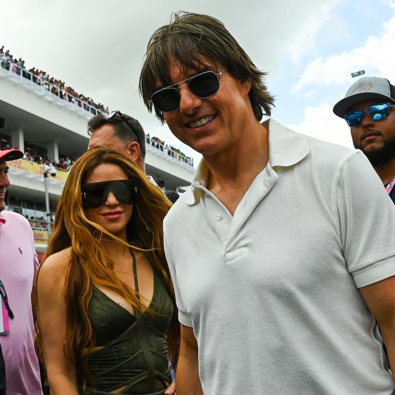 Shakira fue vista con Tom Cruise en la Fórmula 1 - Instagram