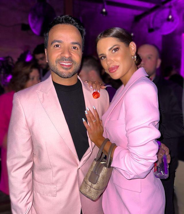 Gala Caldirola con Luis Fonsi