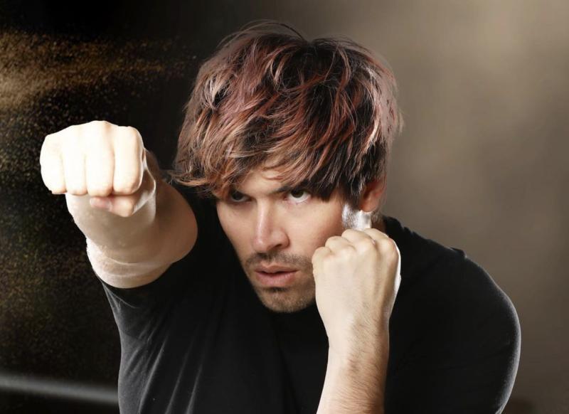 Germán Garmendia antes de los entrenamientos