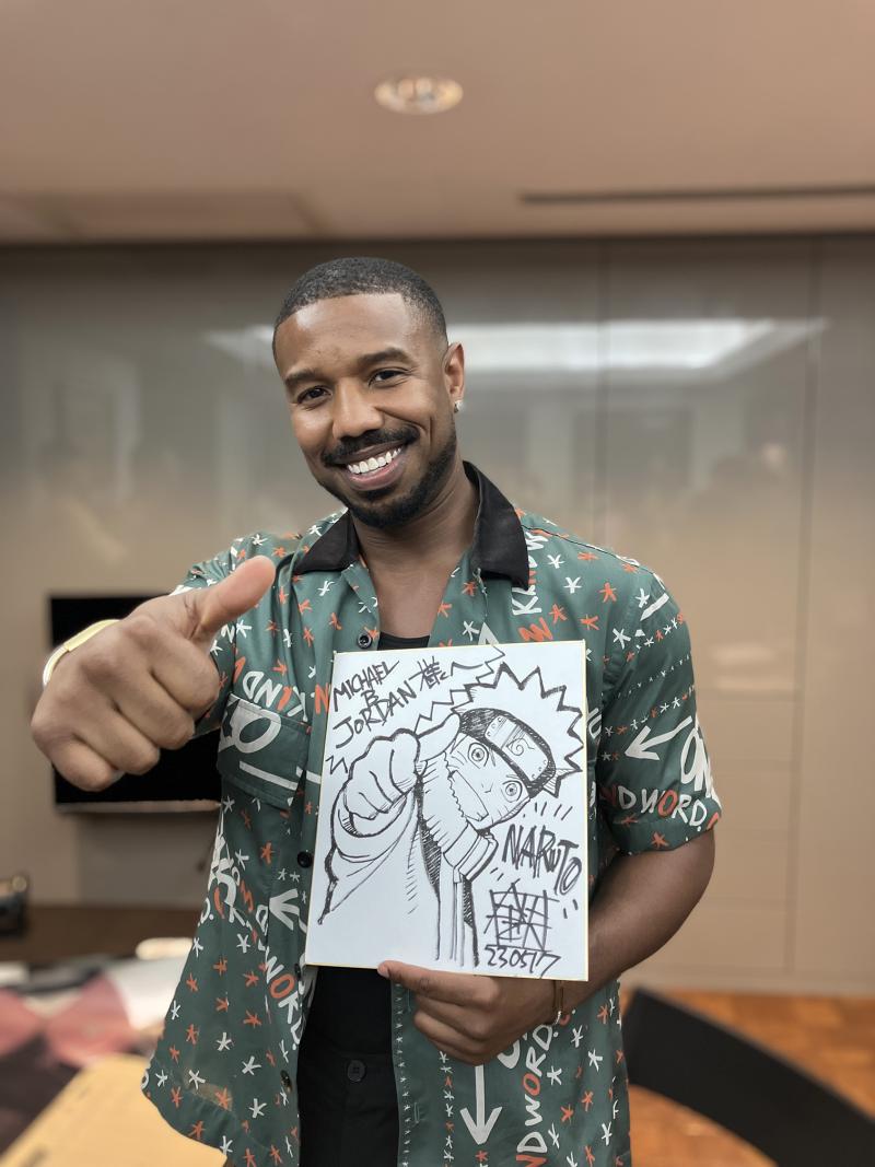 Michael B. Jordan es fanático de Naruto