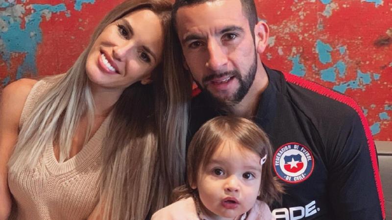 Gala Caldirola y Mauricio Isla tienen una hija de 5 años.