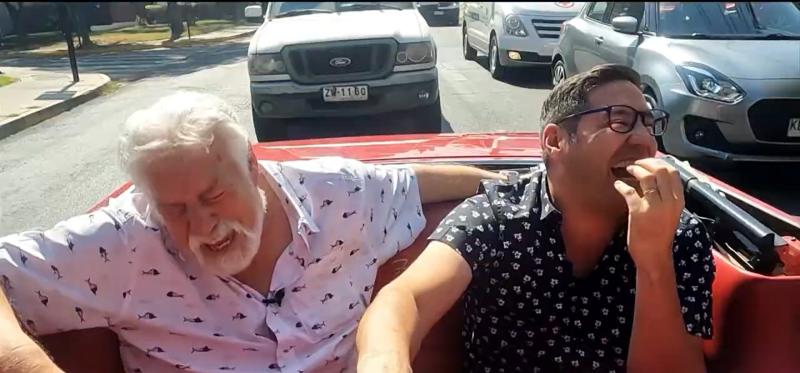 Canal 13 - Iván Arenas junto a Pancho Saavedra.