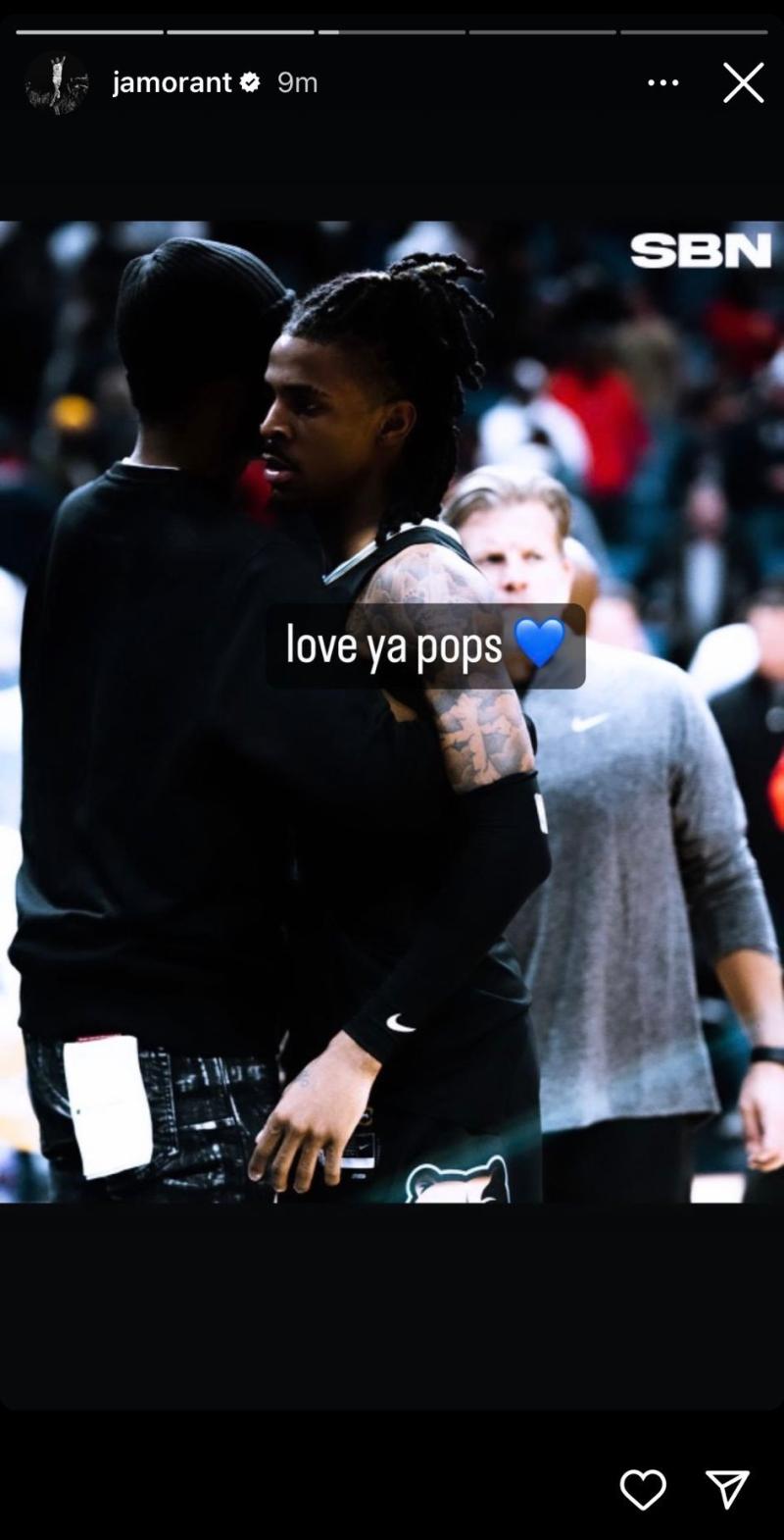 Los preocupantes mensajes de Ja Morant. / Foto: Instagram