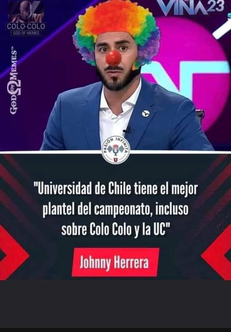 Johnny Herrera apareció en los memes.