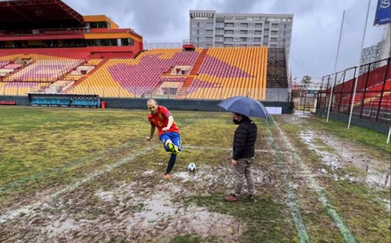 Andrés Iniesta hizo delirar a los hinchas.