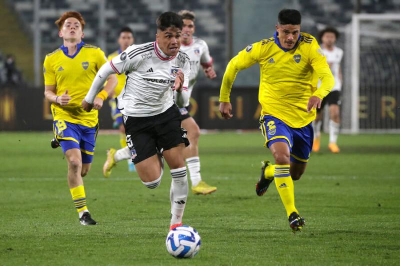 Colo Colo perdió ante Boca Juniors por la tercera fecha de la Copa Libertadores 2023. Crédito: Photosport.