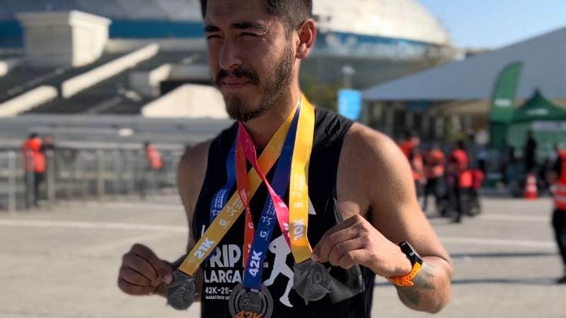 Matías Olguín completó la Triple Largada