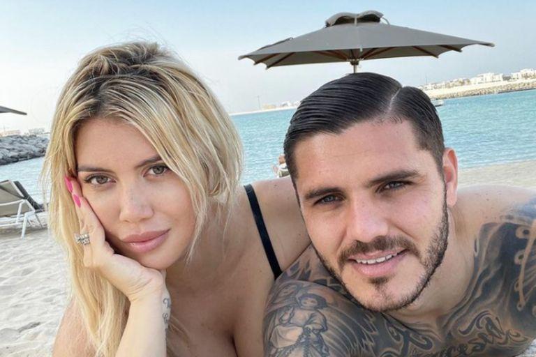 Wanda Nara junto a Mauro Icardi (Instagram)