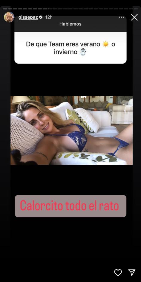Gissella Gallardo encendió las redes con atrevida imagen. (Instagram)