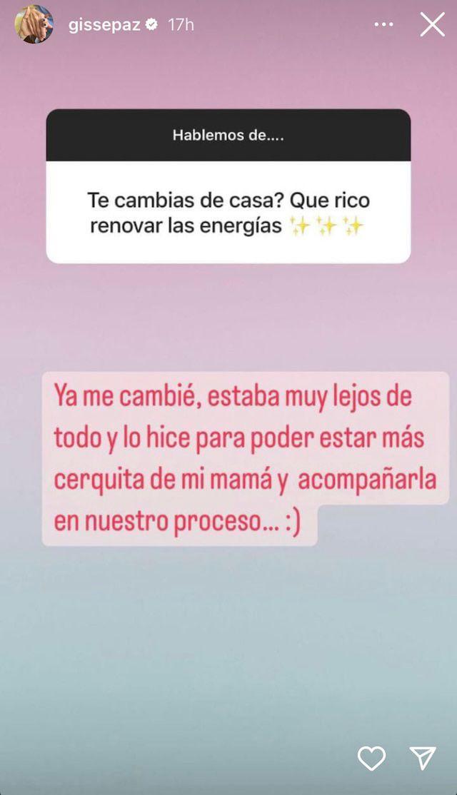 Instagram - Captura de Gissella Gallardo