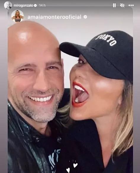 Captura de Instagram - Amaia Montero y Gonzalo Miró.