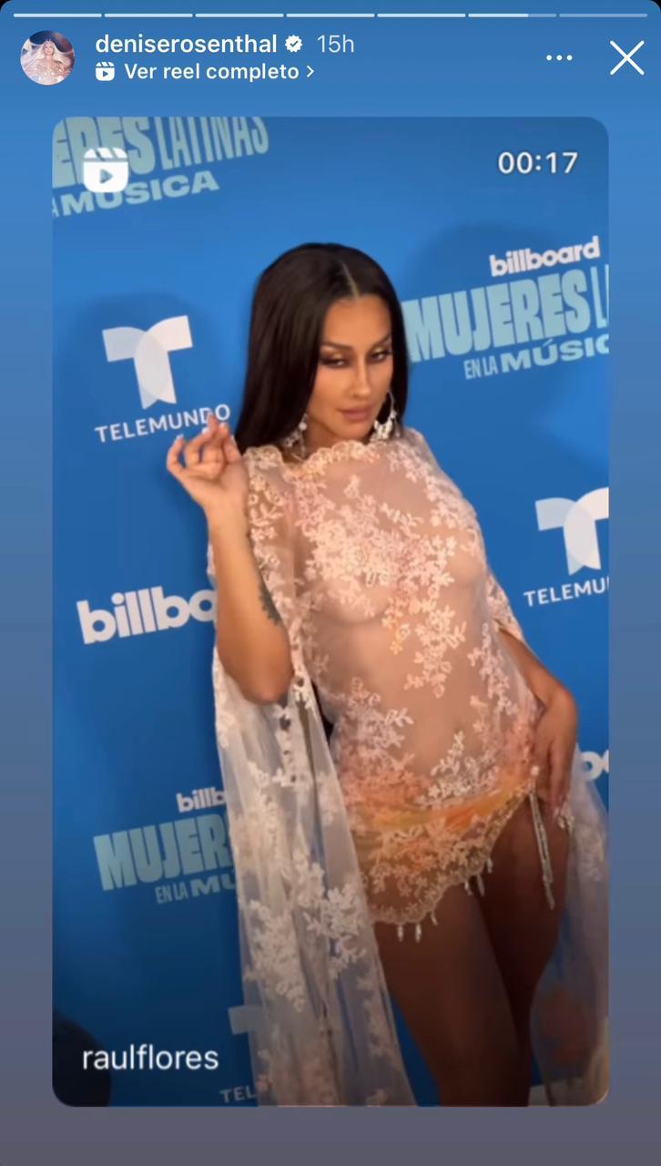 Instagram - Denise Rosenthal en los premios Billboard Mujeres Latinas