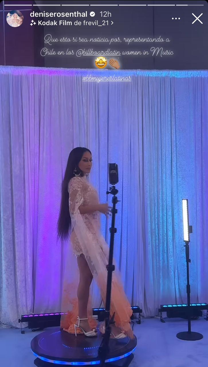 Instagram - Denise Rosenthal en los premios Billboard Mujeres Latinas