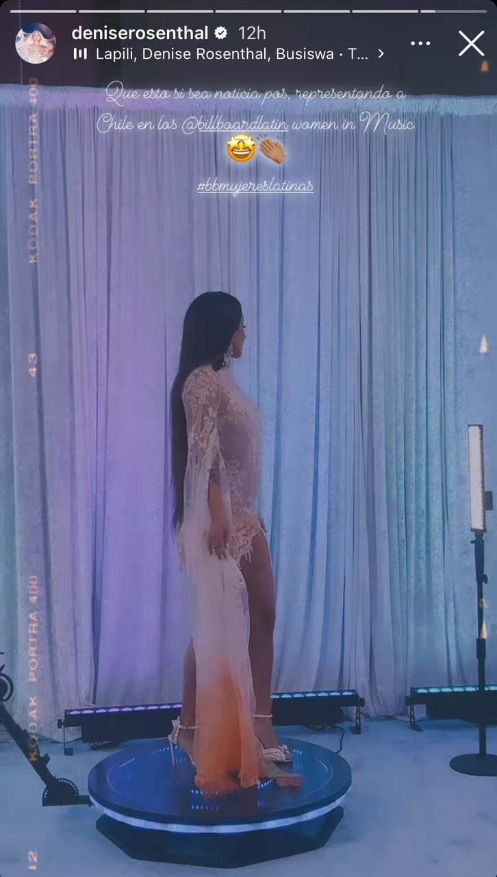 Instagram - Denise Rosenthal en los premios Billboard Mujeres Latinas