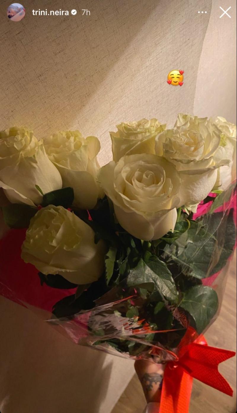 Trini Neira presumió el ramo de flores que le regaló su pareja - Instagram