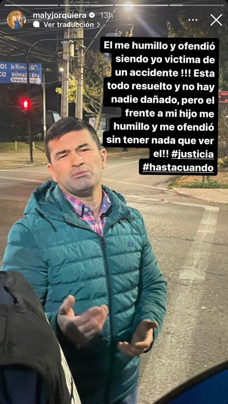 Instagram - Maly Jorquiera expone a sujeto que la ofendió