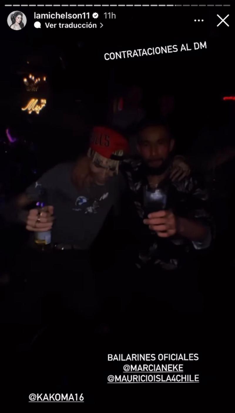 Instagram - Marcianeke y Mauricio Isla de fiesta