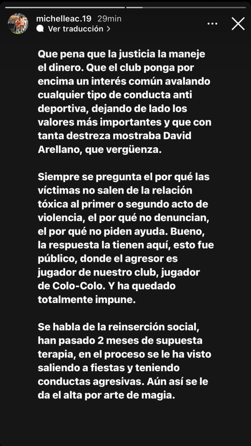 Michelle Acevedo vía Instagram contra Jordhy Thompson