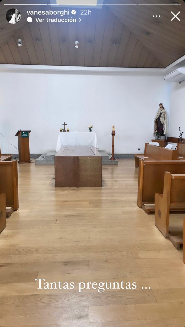 Instagram (@vanesaborghi) - Funeral de su hija Clara