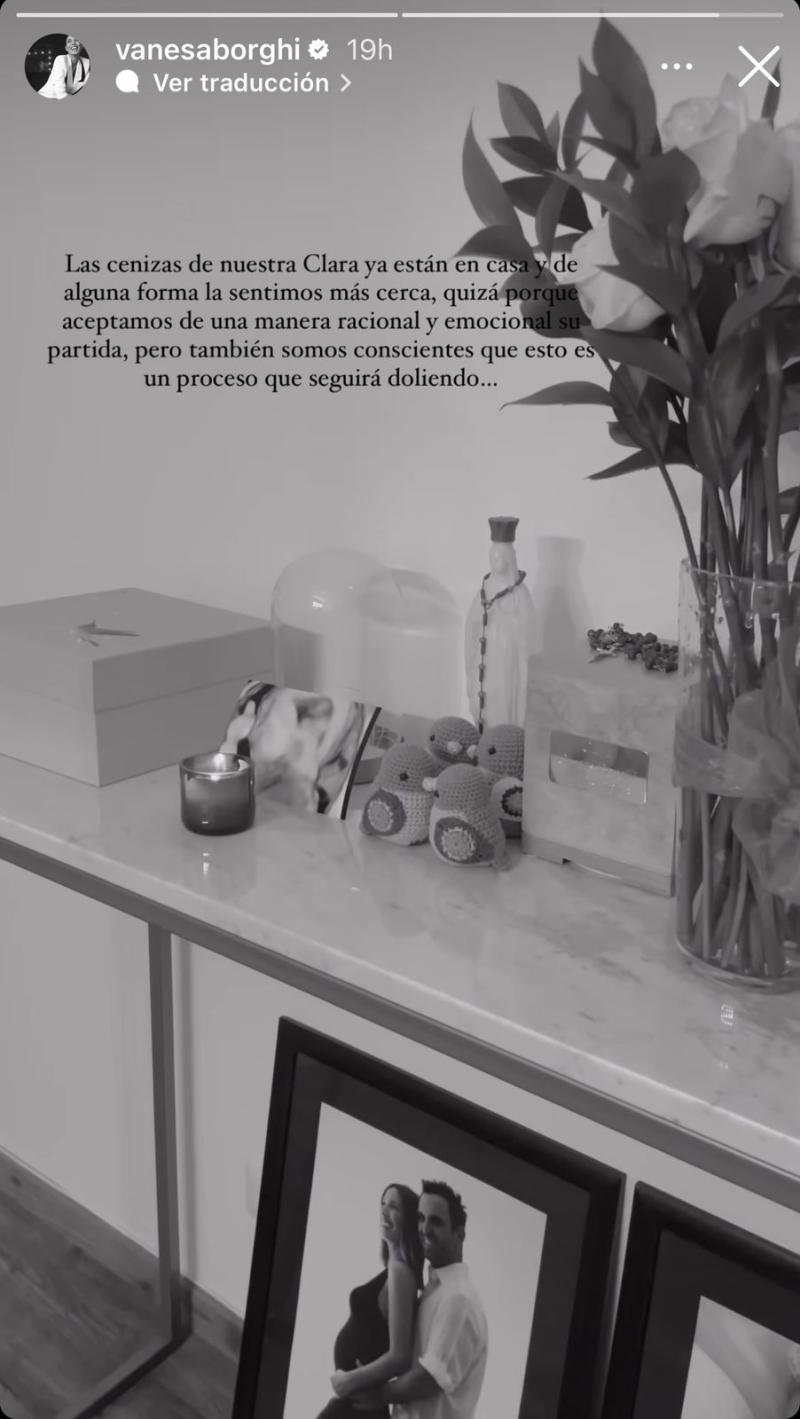 Instagram (@vanesaborghi) - Altar que Vanessa Borghi le hizo a su fallecida hija