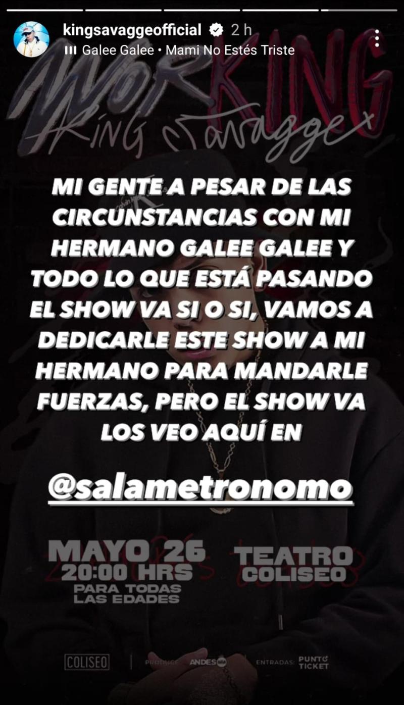 Instagram - Storie de King Savage.