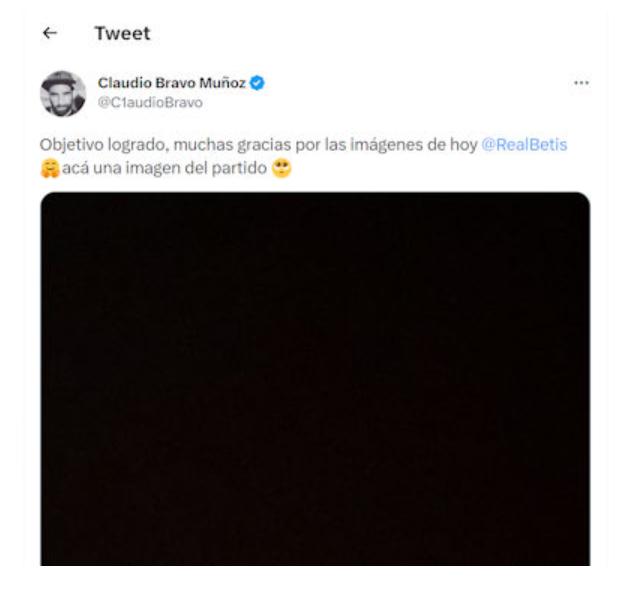 El sentido reclamo de Claudio Bravo contra Real Betis.